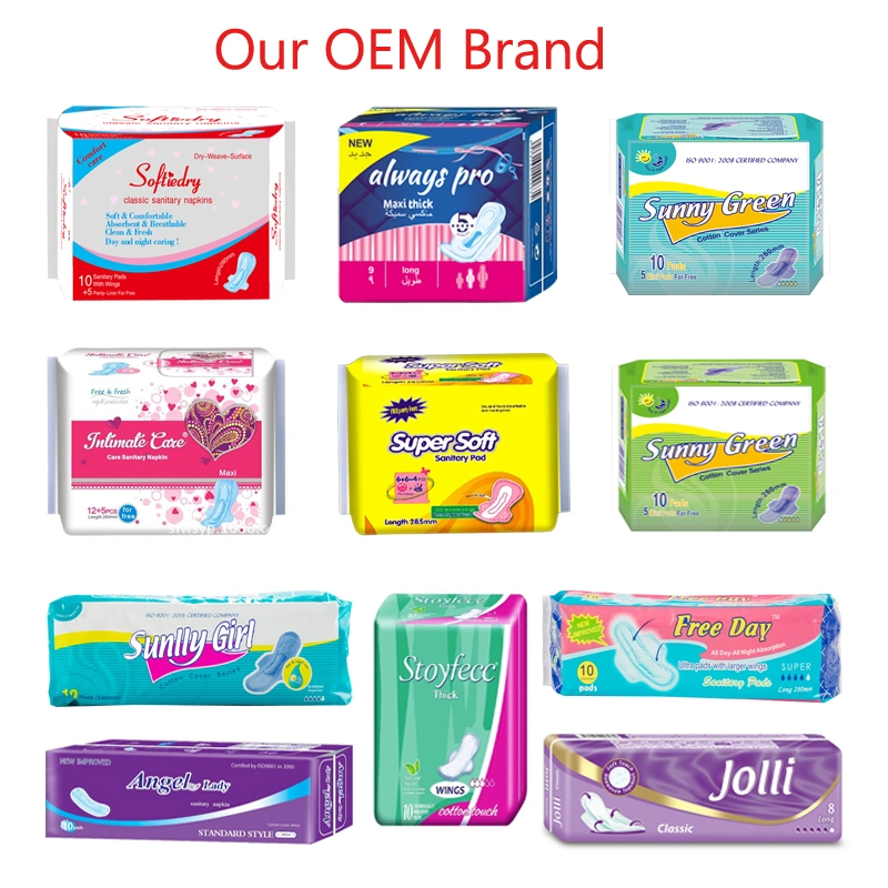 Quanzhou Factory Wholesale Disposable Organic Cotton Women Period Pad Ultra Thin Anion Feminine Sanitary Toweland Sanitary Pads Manufacturer Always Maxi Thick