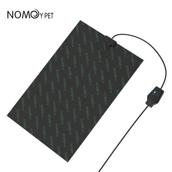 Nomoy Pet 2022 Wholesale Factory Direct Sales High-Quality 220V-240V Adjustment New Black Heating Pad for Reptile Nr-05