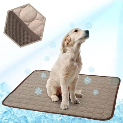 Dog Cooling Mat, Pet Cooling Pads for Dogs, Summer Cooling Bed for Cats, Portable Pet Cooling Cushion for Home or Outdoor