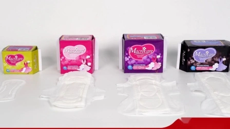 Disposable Maxi Female Cotton Sanitary Pads with OEM Brands